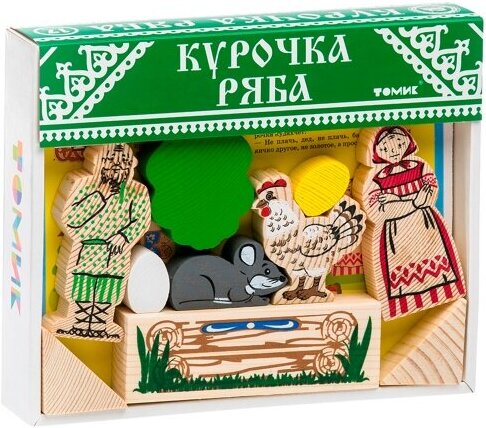 

Развивающая игрушка Томик Сказки. Курочка Ряба 4534-1