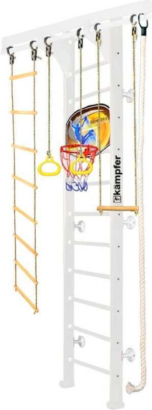 

Спортивный комплекс Kampfer Wooden Ladder Wall Basketball Shield №6 3 м жемчужный/белый, Шведская стенка Kampfer Wooden Ladder Wall Basketball Shield №6 3 м жемчужный/белый