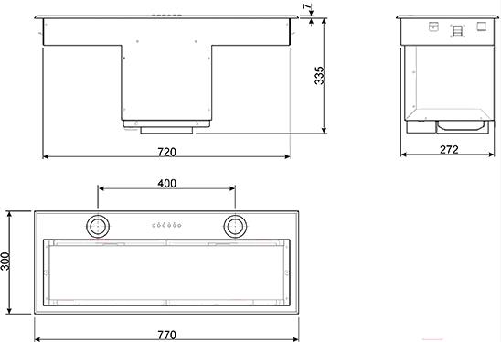 

Кухонная вытяжка Smeg KSEG78PXE