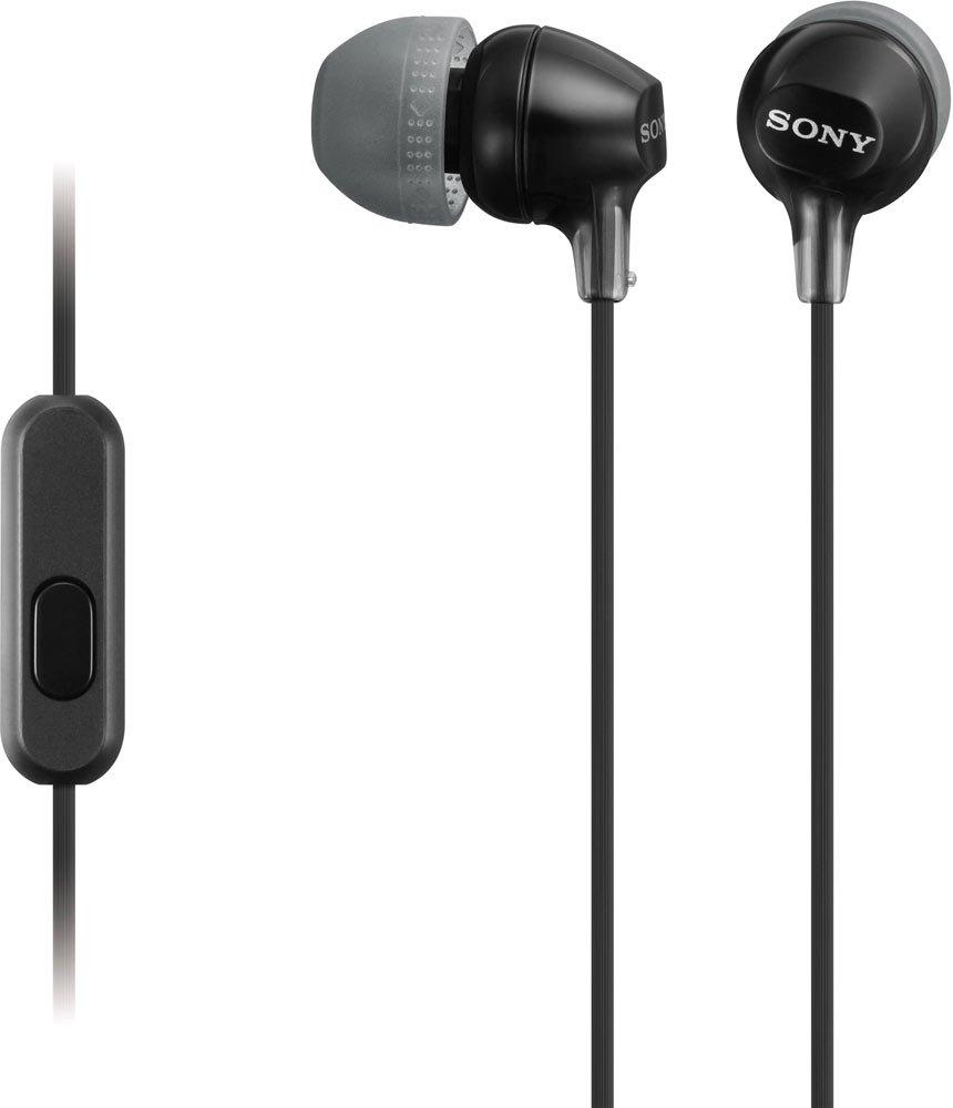 

Наушники Sony MDR-EX14AP черный [MDREX14APB.EE], MDR-EX14AP