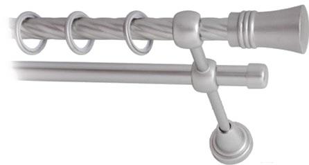 

Карниз Lm Decor Гиро 071 2р витой 4м сатин, Гиро 071 2р витой 16мм 4.0м