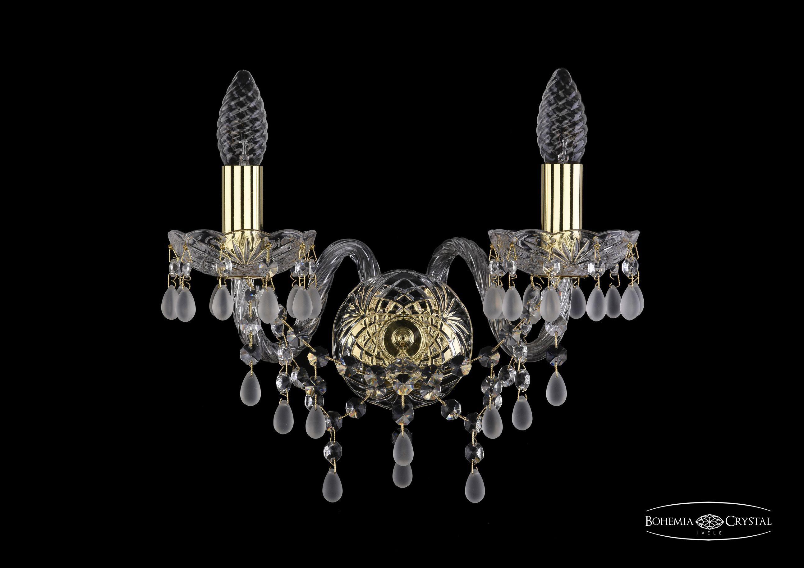 

Подвесная люстра Bohemia Ivele Crystal 1410B/2/141/G/V0300, Бра Bohemia Ivele Crystal 1410B/2/141/G/V0300
