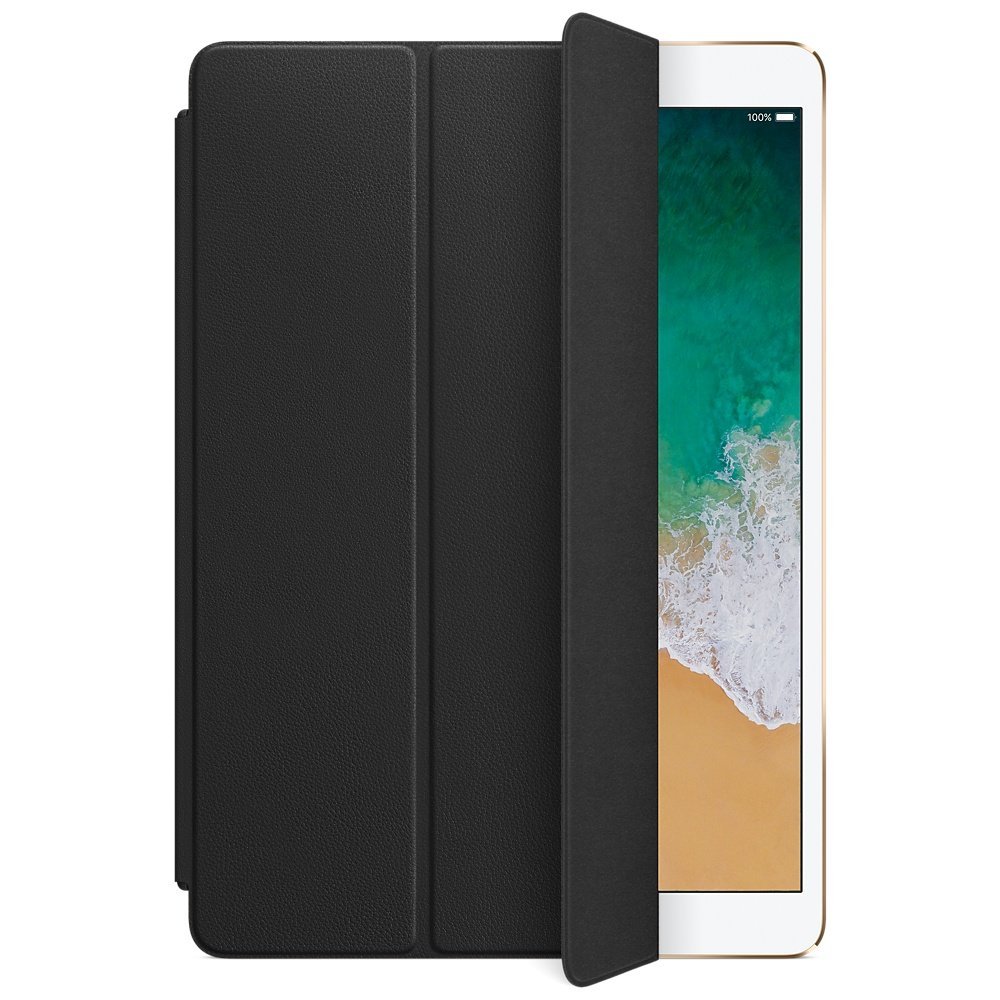 

Чехол для планшета Apple Leather Smart Cover for iPad Pro 10.5 Black [MPUD2], Leather Smart Cover for 10.5-inch iPad Pro