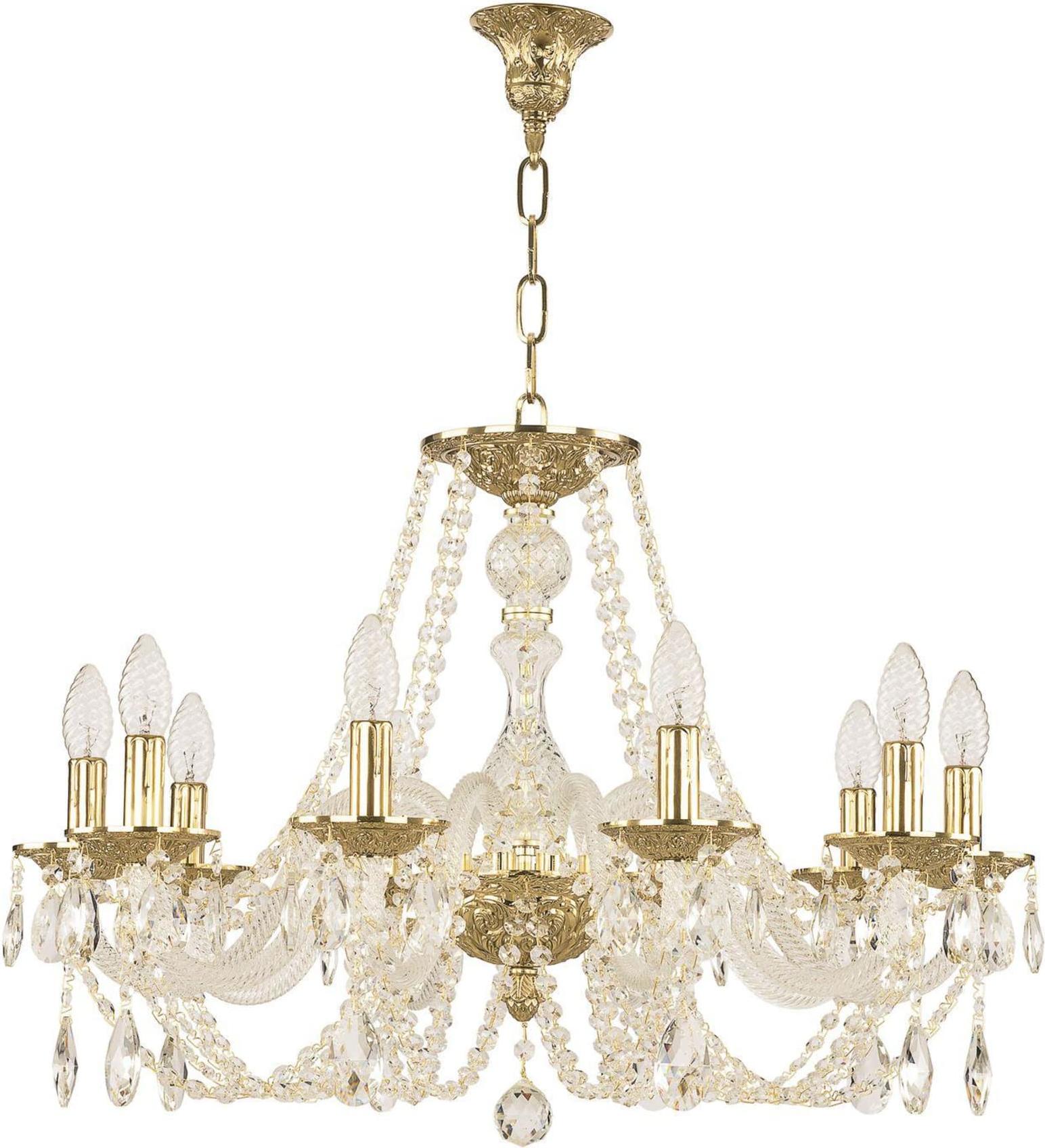 

Подвесная люстра Bohemia Ivele Crystal 1601/10/240 G