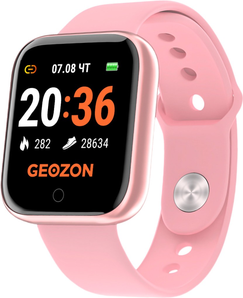 

Умные часы Geozon SPRINTER Pink [G-SM11PNK], Умные часы Geozon SPRINTER G-SM11PNK Pink