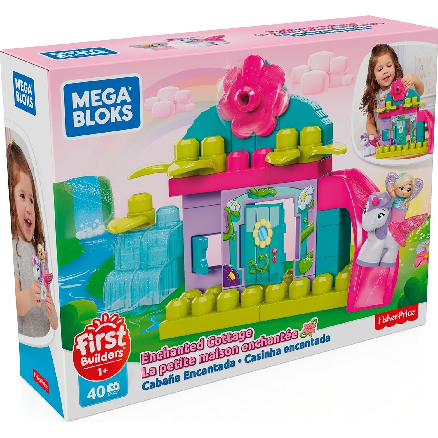 

Конструктор Mega Bloks Волшебный коттедж [GKX80], Волшебный коттедж