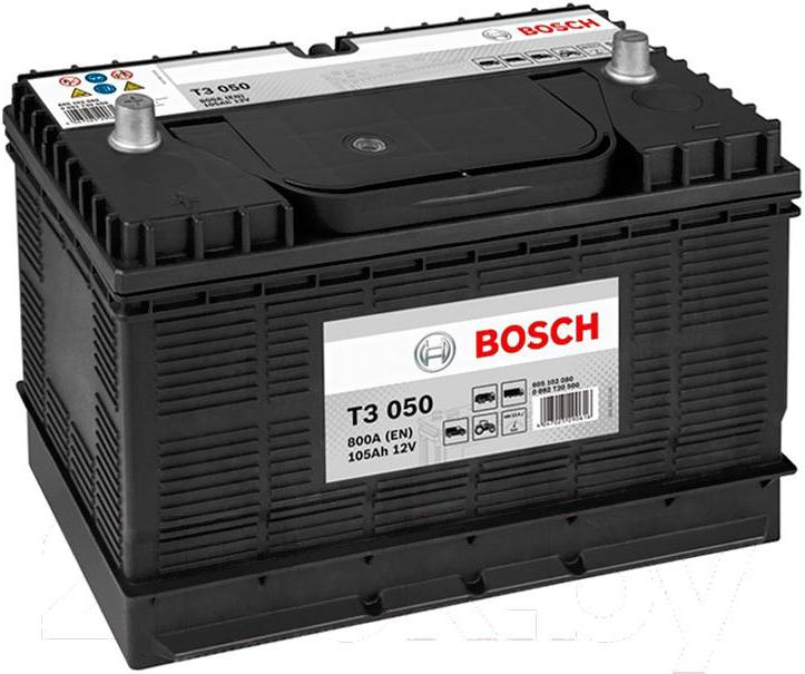 

Автомобильный аккумулятор Bosch T3 050 (605102080) 105 А/ч, T3 050 105 А/ч