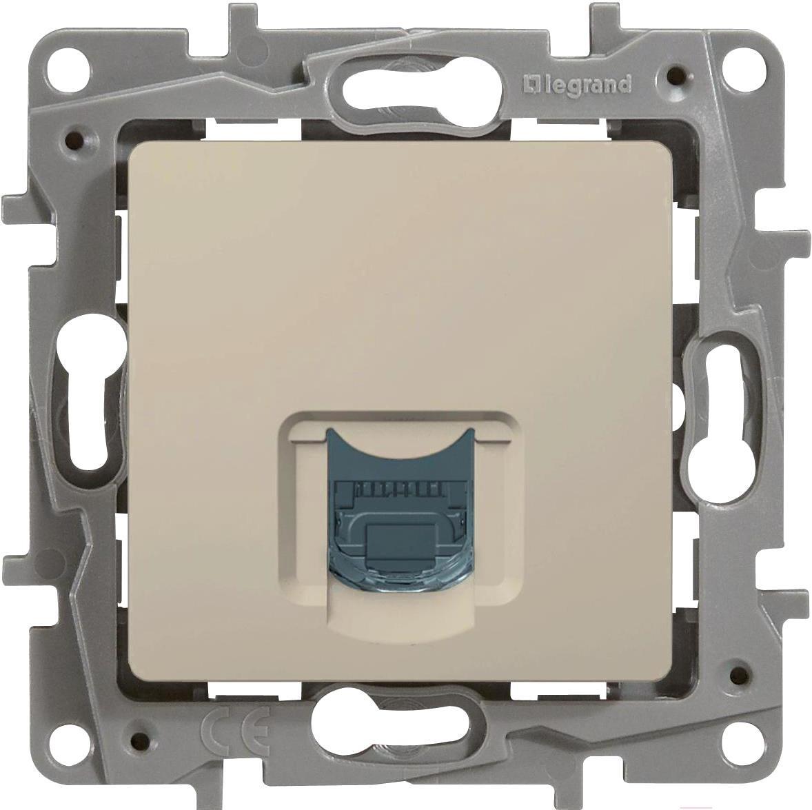 

Розетка Legrand Etika 672353 слоновая кость
