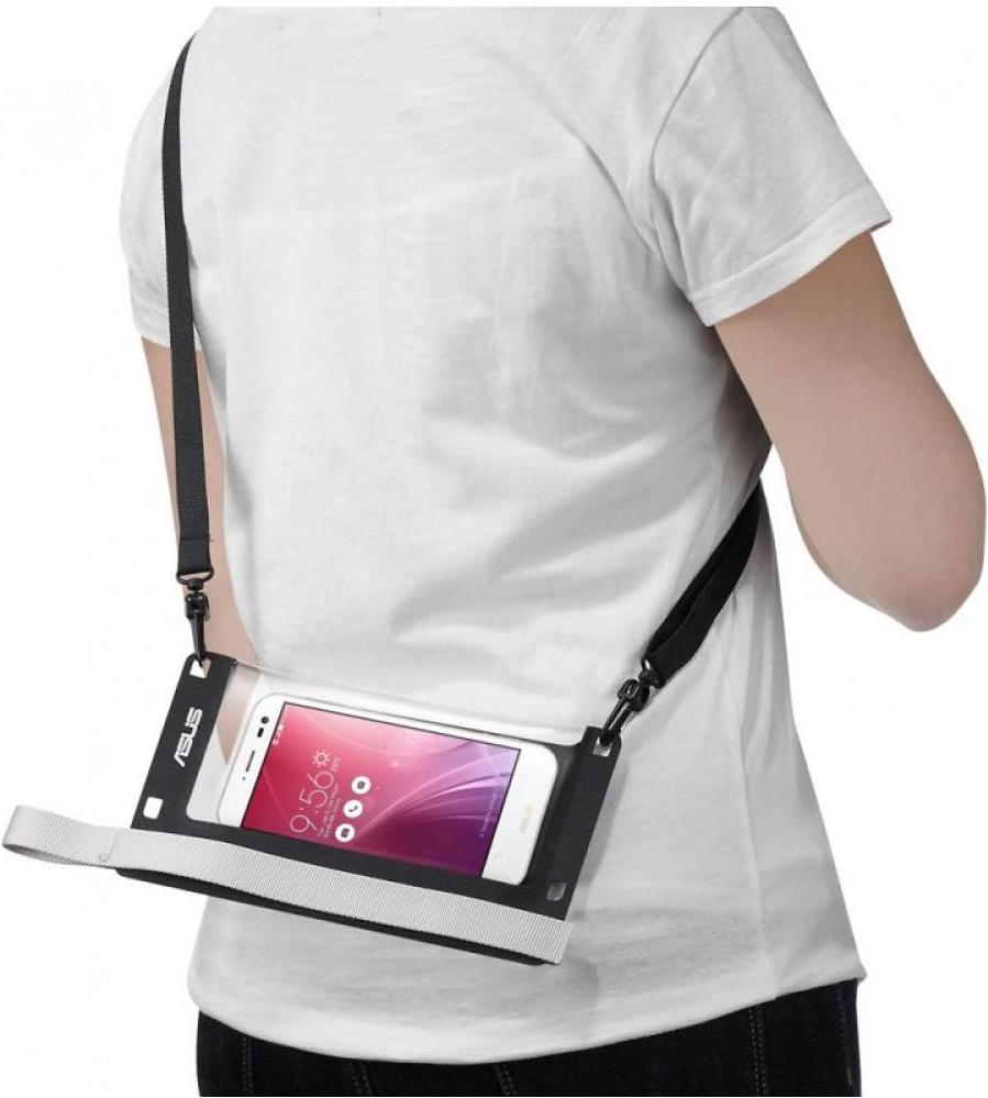 

Чехол для телефона ASUS для ZenPouch до 5.5 черный [90XB03JA-BSL000], для ZenPouch до 5.5