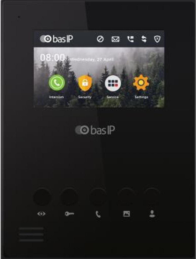 

Видеодомофон Bas-Ip AU-04LA Black