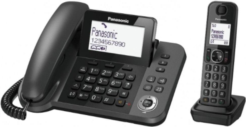 

Радиотелефон Panasonic KX-TGF310RU, Р/Телефон Dect Panasonic KX-TGF310RUM серый металлик