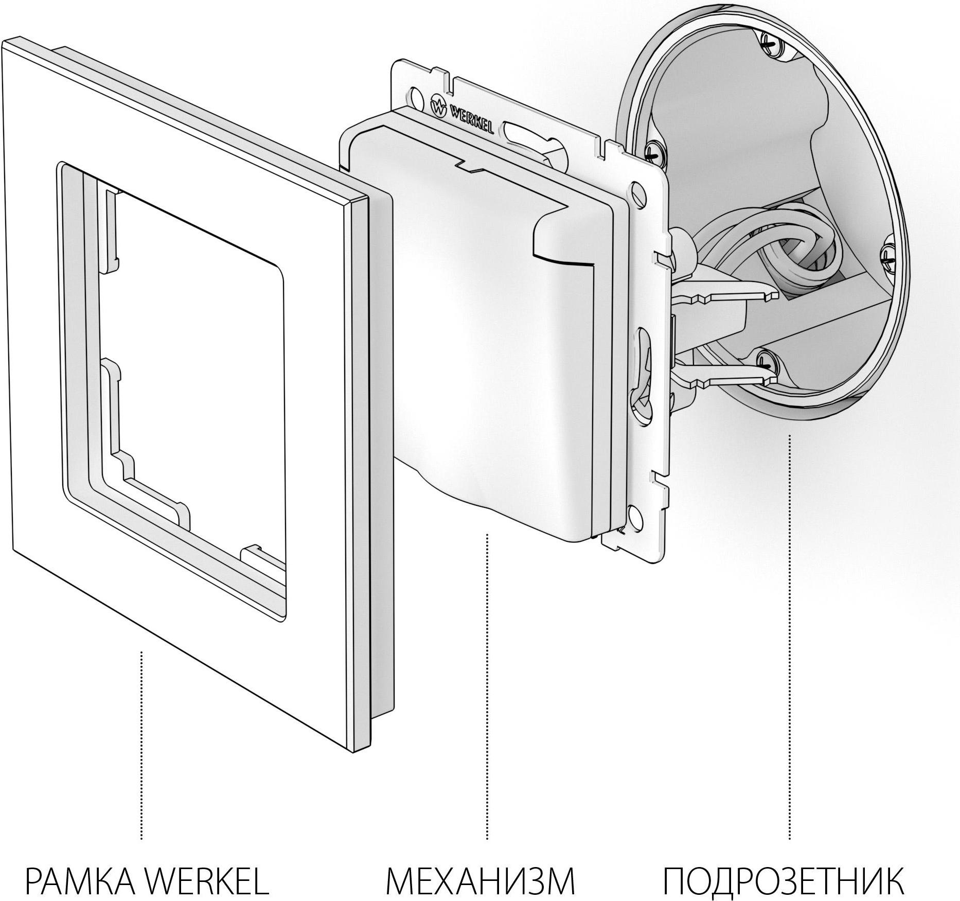 

Розетка Werkel W1171207, W1171207