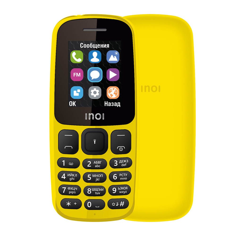 

Мобильный телефон INOI 101 Yellow [4660042753034], 101