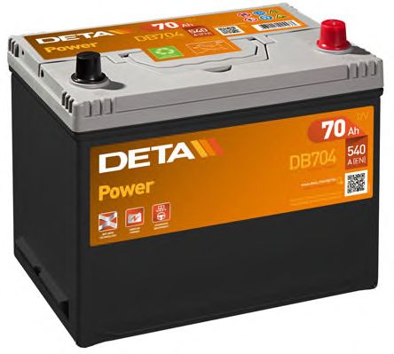 

Аккумулятор DETA Power DB704 70 А/ч, Power DB704 70 А/ч