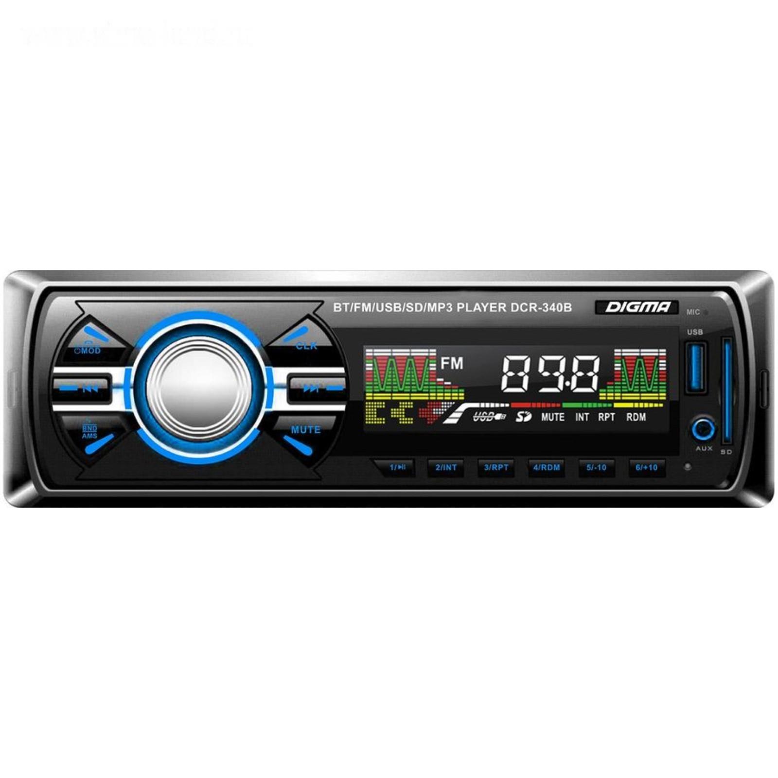 

USB-магнитола Digma DCR-340B, (Digma DCR-340B)