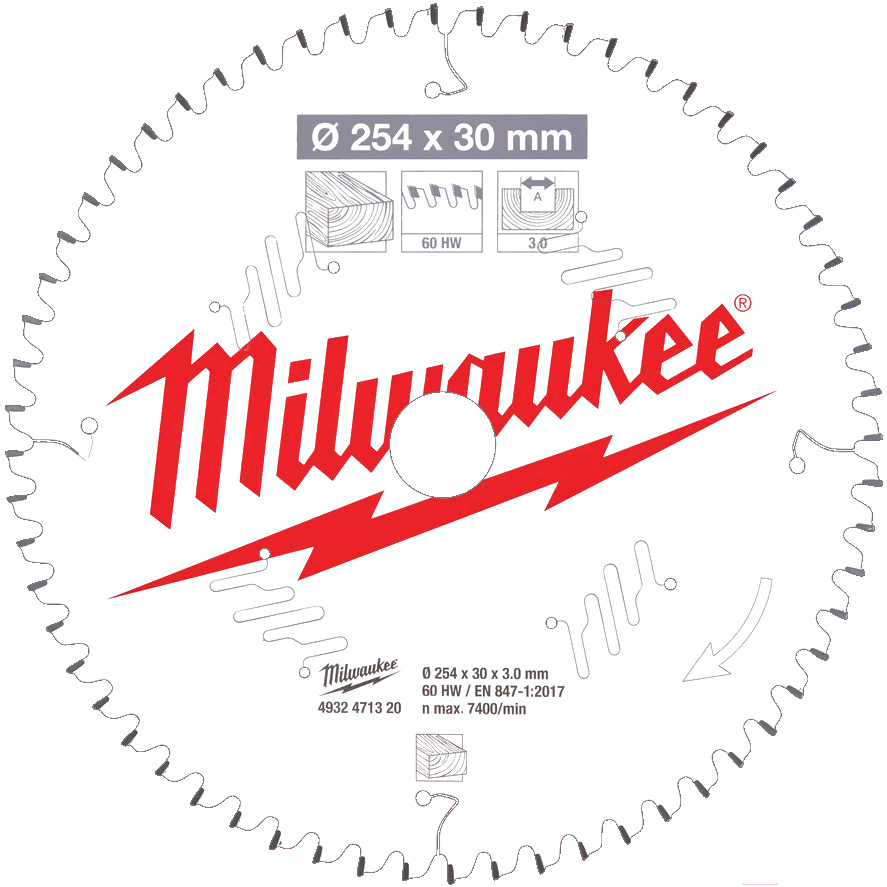 

Диск пильный Milwaukee 4932471320