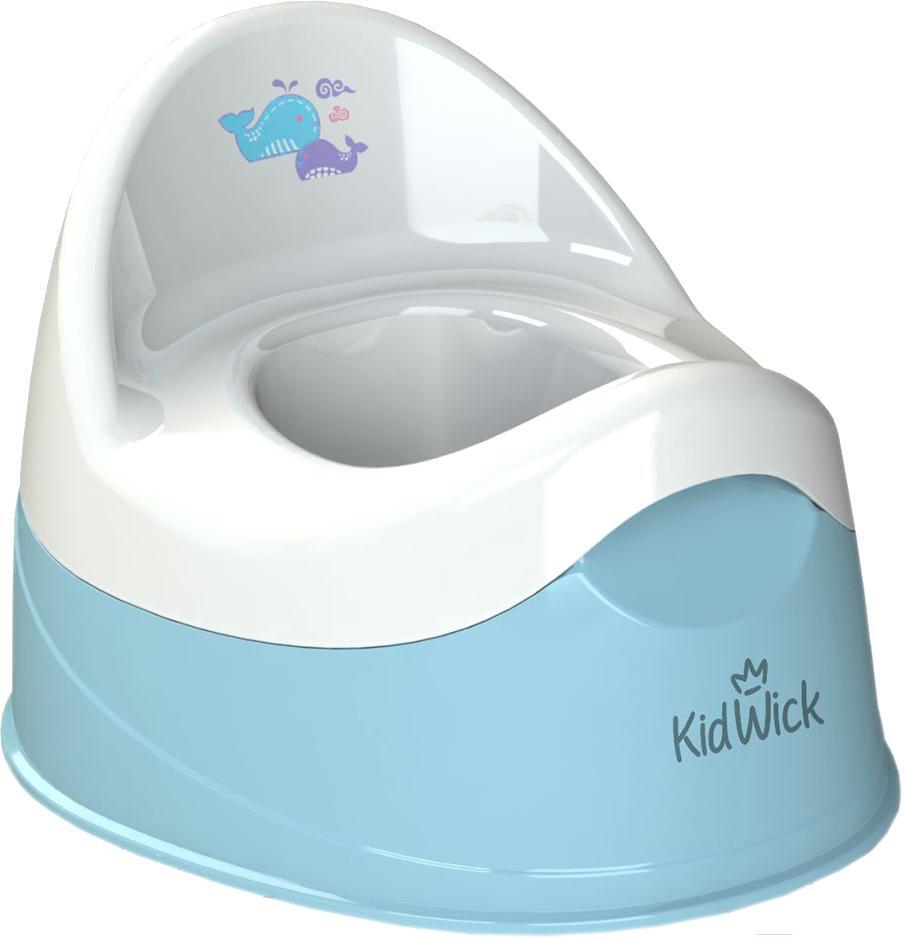 

Детский горшок Kidwick Дуэт голубой/белый (KW100204)