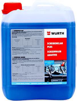 

Стеклоомыватель Wurth Plus концентрат зимний 5л 0892332850