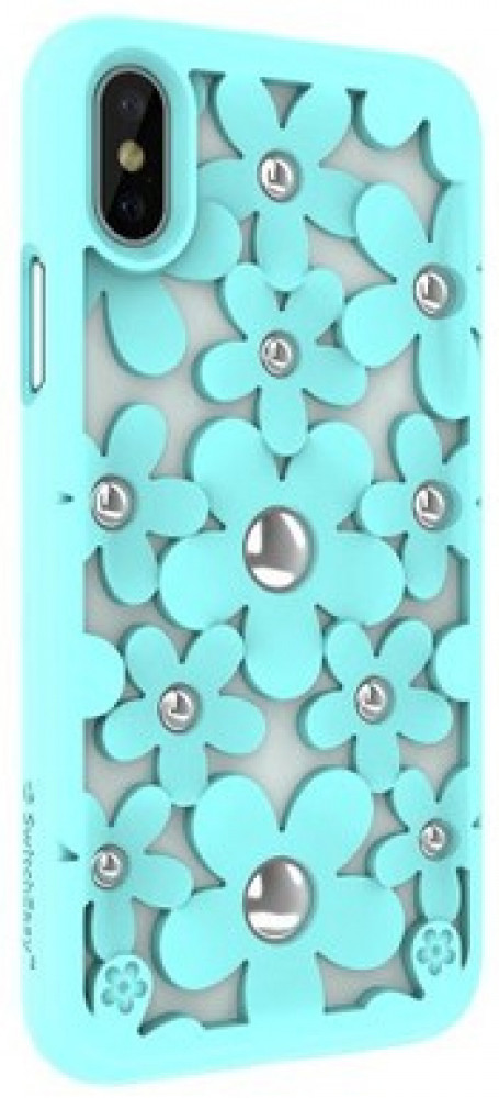 

Чехол для телефона SwitchEasy Fleur iPhone XS/X мятный [GS-103-44-146-57], Fleur iPhone XS/X