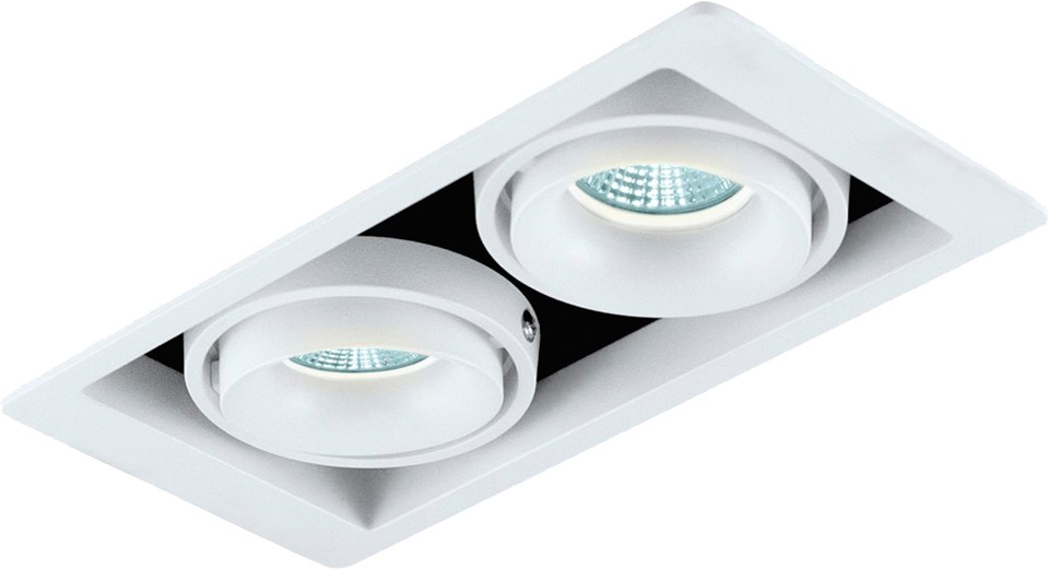 

Встраиваемый точечный светильник Donolux DL18615/02WW-SQ White/Black