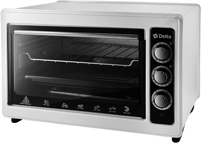 

Мини-печь (ростер) Delta D-0124 White, Мини-печь Delta D-0124 (белый)