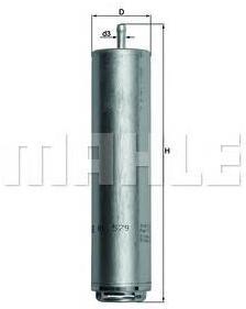 

Фильтр топливный Knecht/Mahle KL579D, KL579D