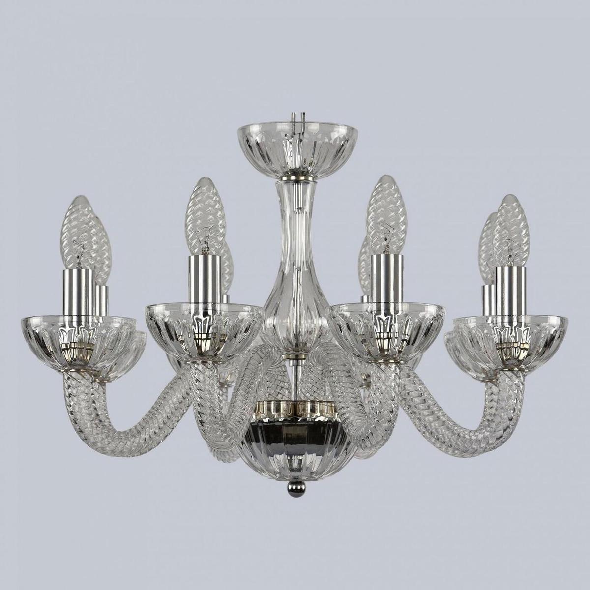 

Bohemia Ivele Crystal Люстра 1310/8/165 Ni Cl/Clear/M-1H, Подвесная люстра Bohemia Ivele Crystal Люстра 1310/8/165 Ni Cl/Clear/M-1H