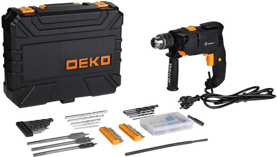 

Электродрель Deko DKID600W SET 92 [063-4157], Ударная дрель Deko DKID600W SET 92