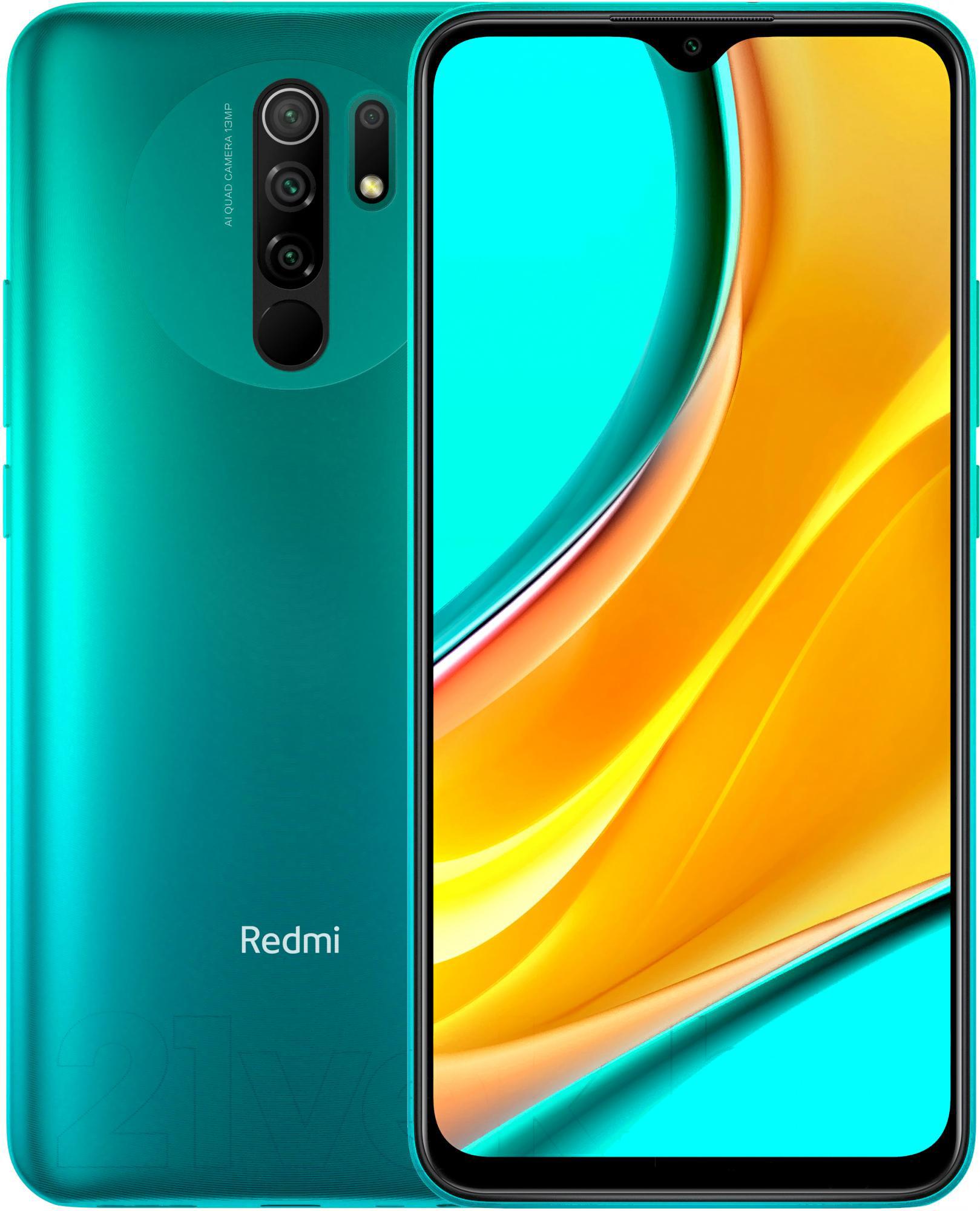 

Мобильный телефон Xiaomi [Redmi 9] 3Gb/32Gb Без NFC Green, [Redmi 9] 3Gb/32Gb Без NFC