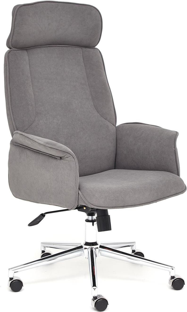 

Офисное кресло TetChair CHARM флок 29 серый, CHARM флок 29