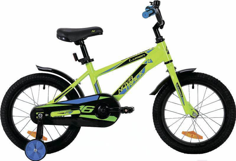 

Велосипед детский Novatrack Lumen 16'' зеленый [165ALUMEN.GN9], Lumen 16