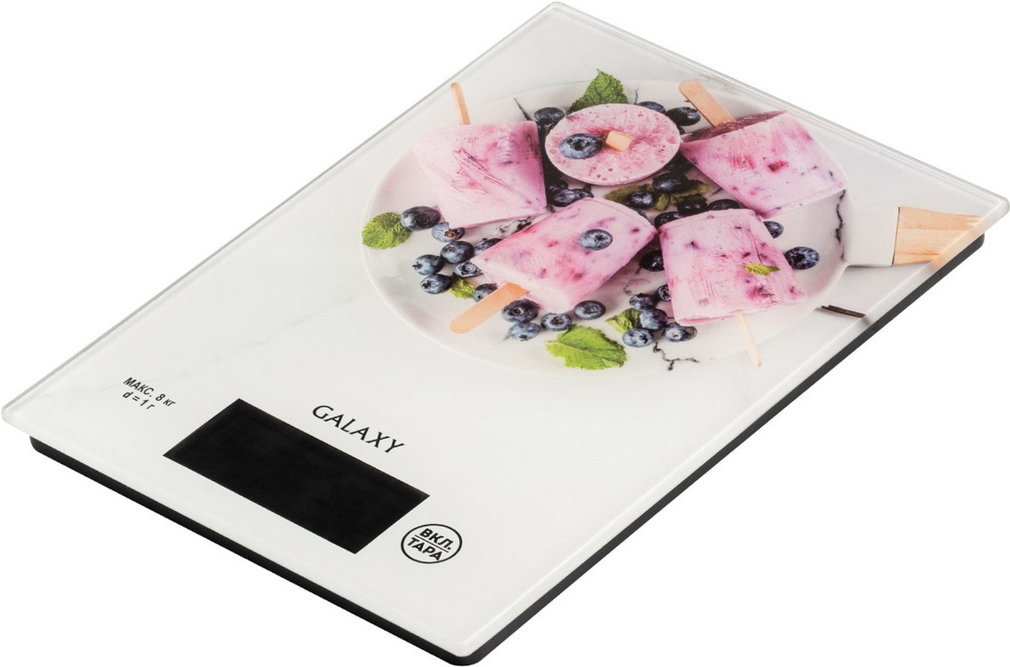 

Кухонные весы Galaxy GL2810 белый/рисунок, Кухонные весы Galaxy GL2810