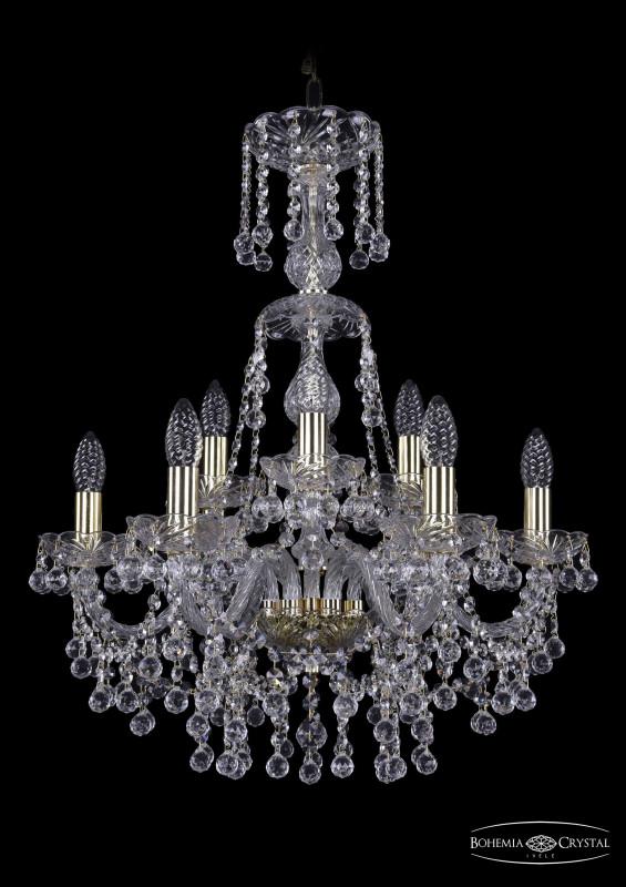 

Подвесная люстра Bohemia Ivele Crystal 1409/6+3/195/XL-68/G