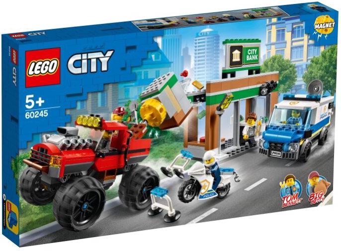 

Конструктор LEGO CITY 60245 Ограбление полицейского монстр-трака, CITY Ограбление полицейского монстр-трака