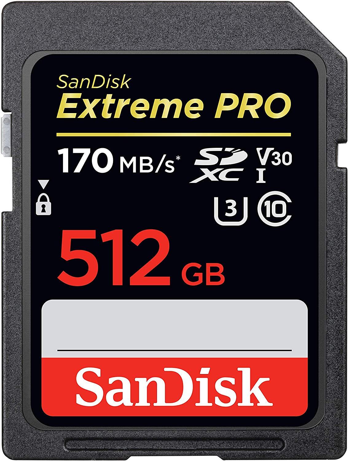 

SSD WD Black PCIe 512GB [WDS512G1X0C], Карта памяти SanDisk Extreme PRO SDXC SDSDXXY-512G-GN4IN 512GB