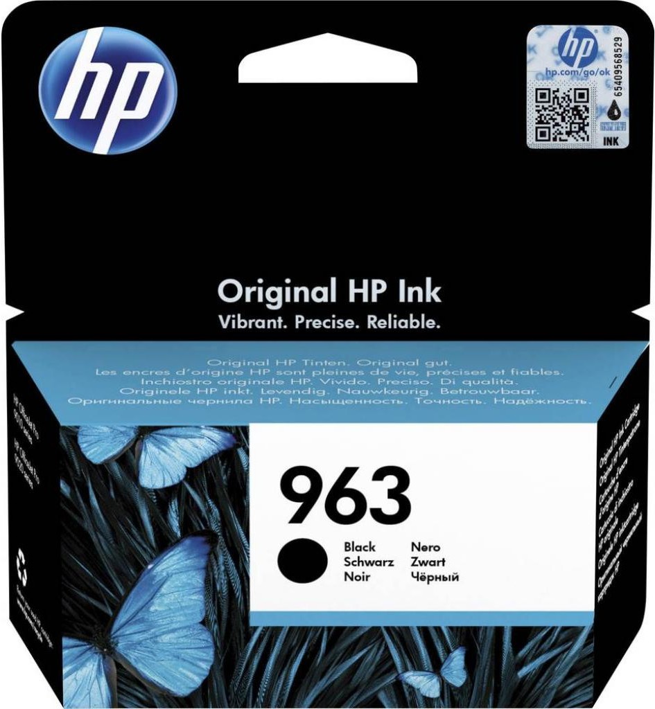 

HP 963 для OfficeJet Pro 901x/902x/HP черный [3JA26AE], Картридж HP 963 3JA26AE