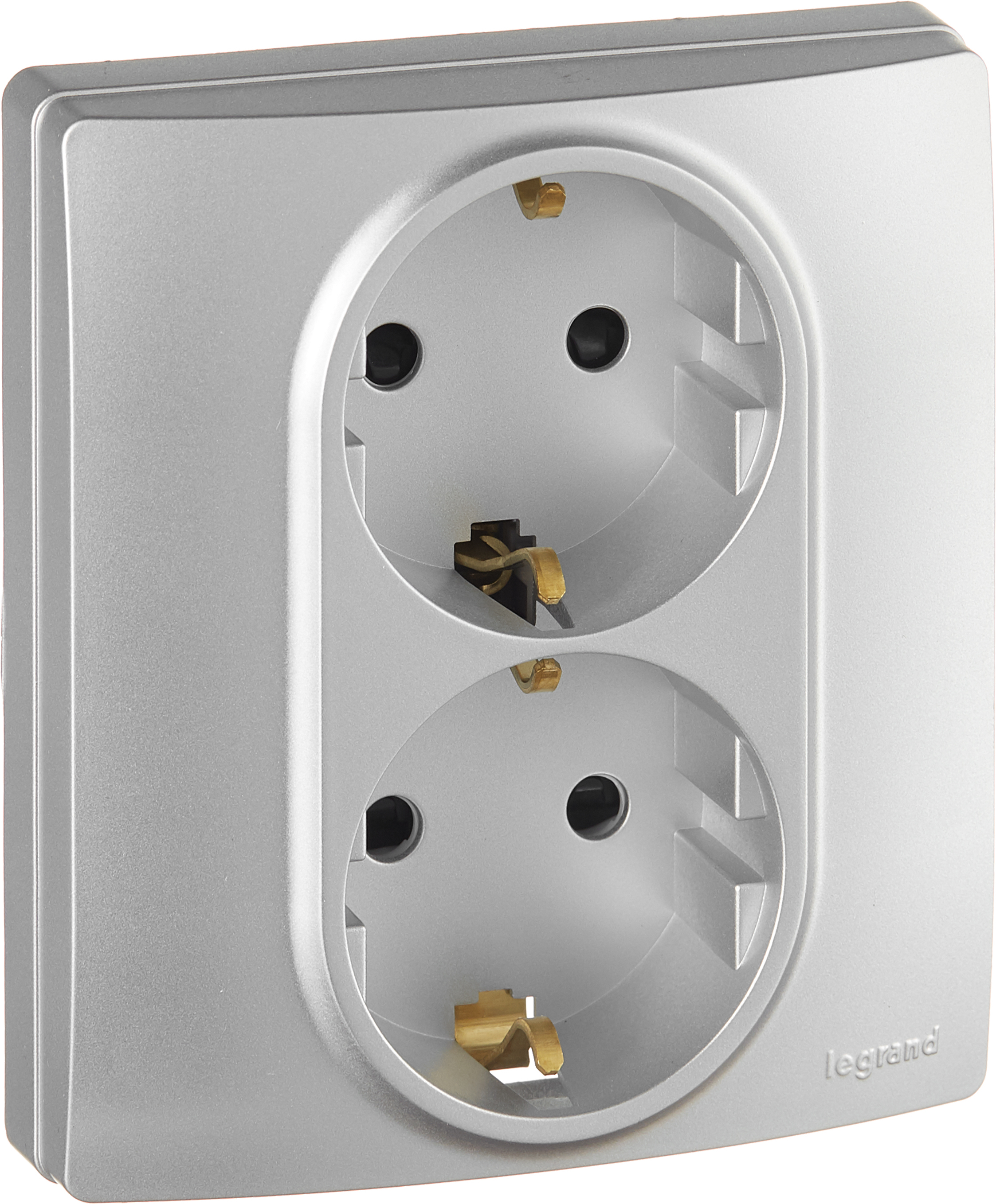 

Розетка Legrand Etika 672433 алюминий