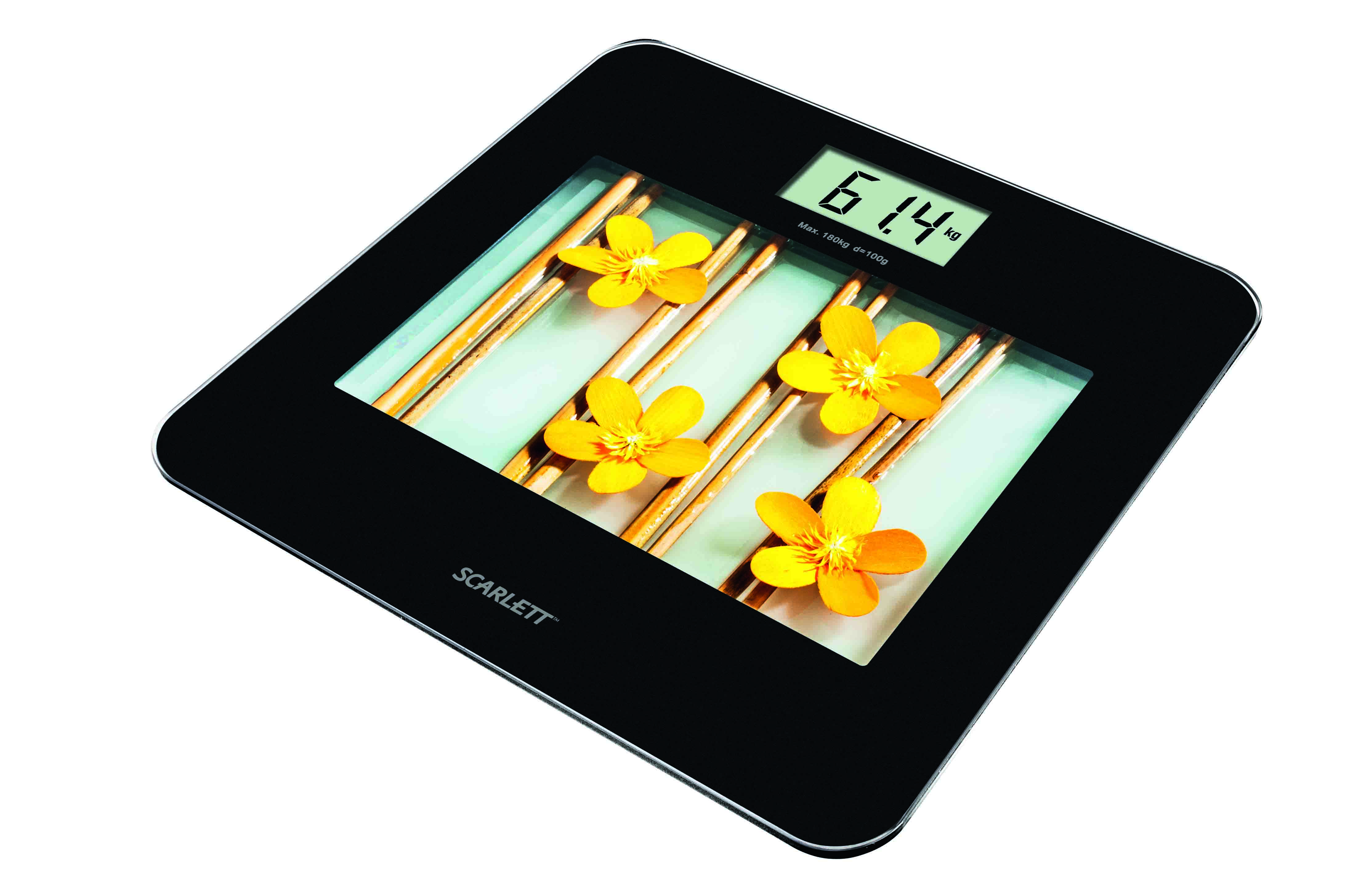 

Напольные весы Scarlett SC-BS33E002 (черный/оранжевый), SC-BS33E002 Оранжевые цветы