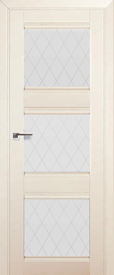 

Межкомнатная дверь ProfilDoors 4X 70x200 эшвайт/стекло ромб, 4X 70x200