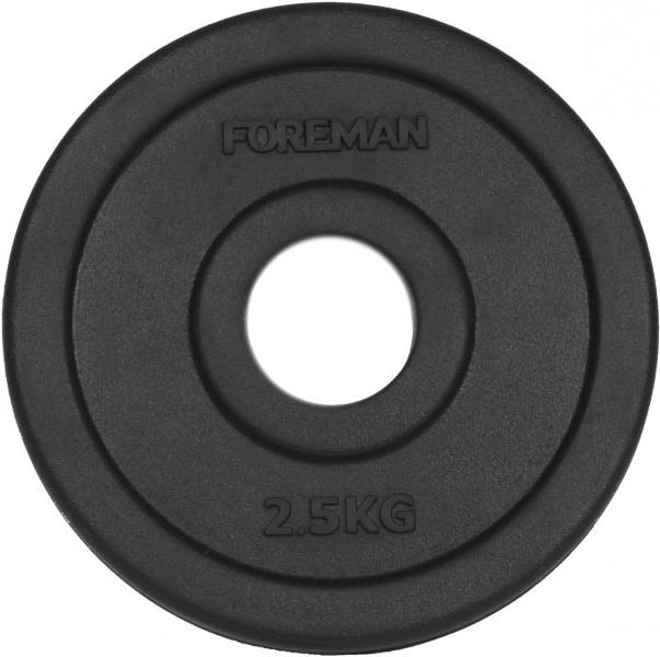 

Диск для штанги Foreman RUBO 2,5 кг черный [FM\RUBO-2.5KG\BK-00-00], RUBO 2,5 кг