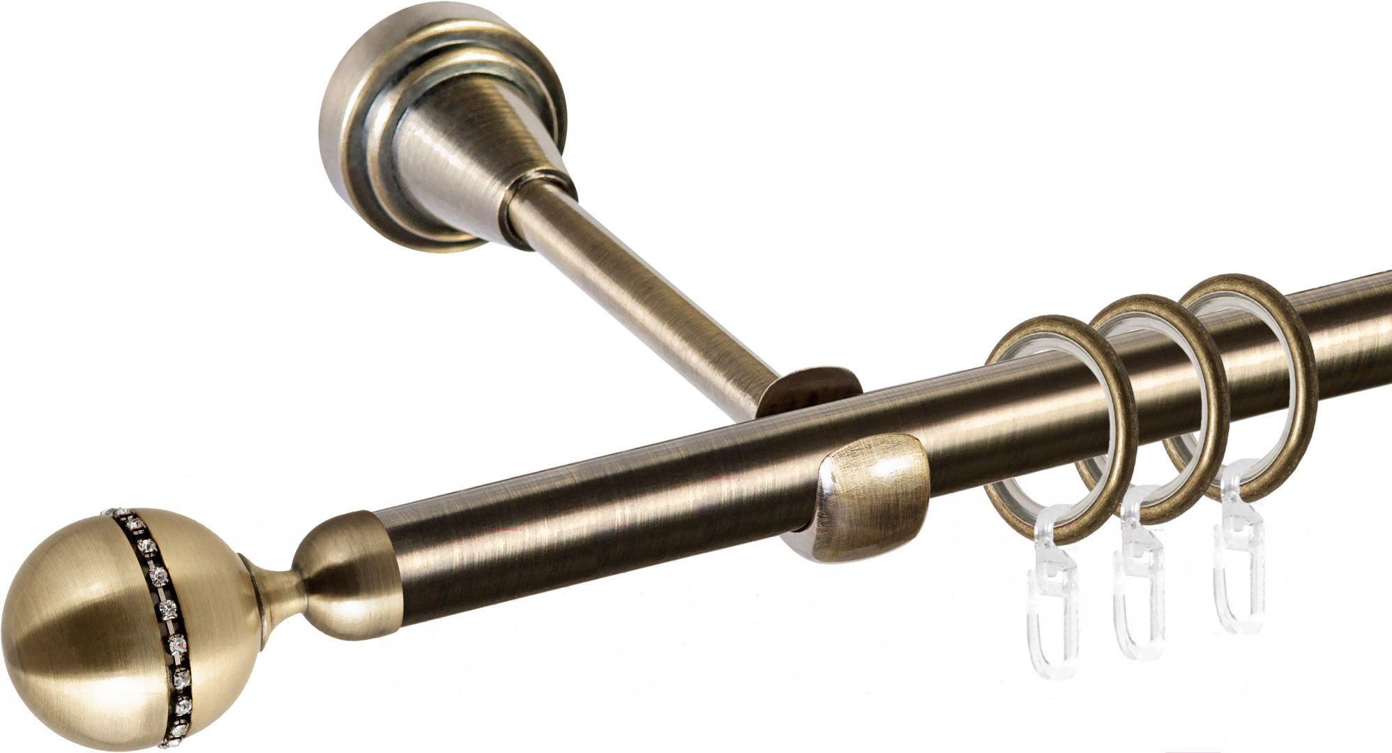 

Карниз АС ФОРОС Grace D16Г + наконечники Кортеза 1.4м антик