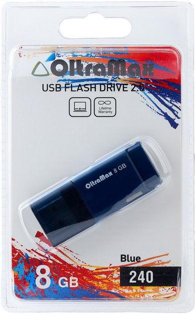 

USB Flash Oltramax OM-8GB-240 синий, OM-8GB-240