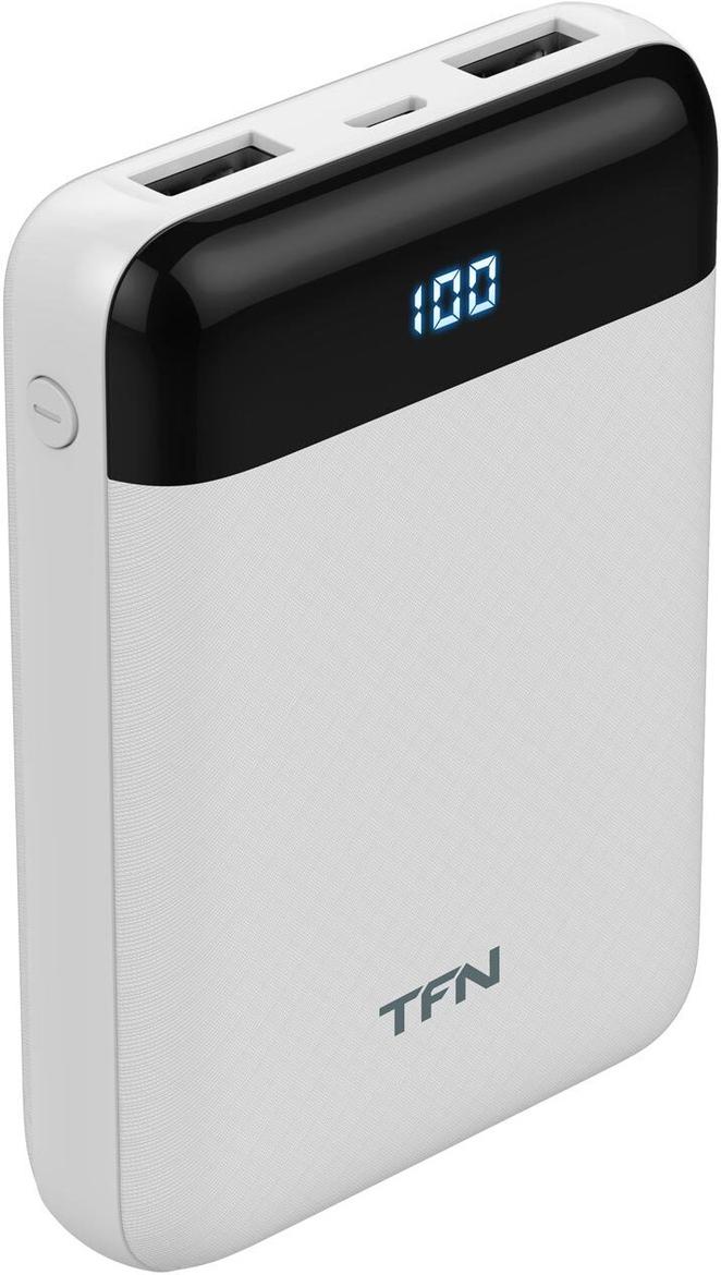 

Портативное зарядное устройство TFN Mini LCD 10 000 белый [TFN-PB-215-WH], Mini LCD 10 000