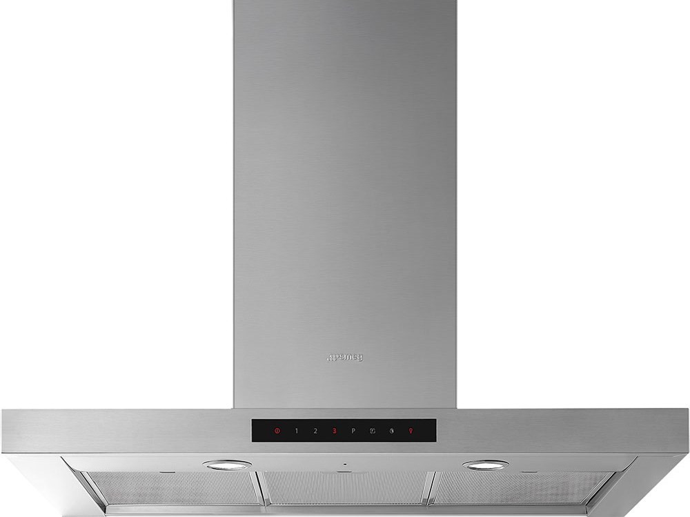 

Вытяжка Т-образная Smeg KICT90BL, Кухонная вытяжка Smeg KICT90BL Steel/Black