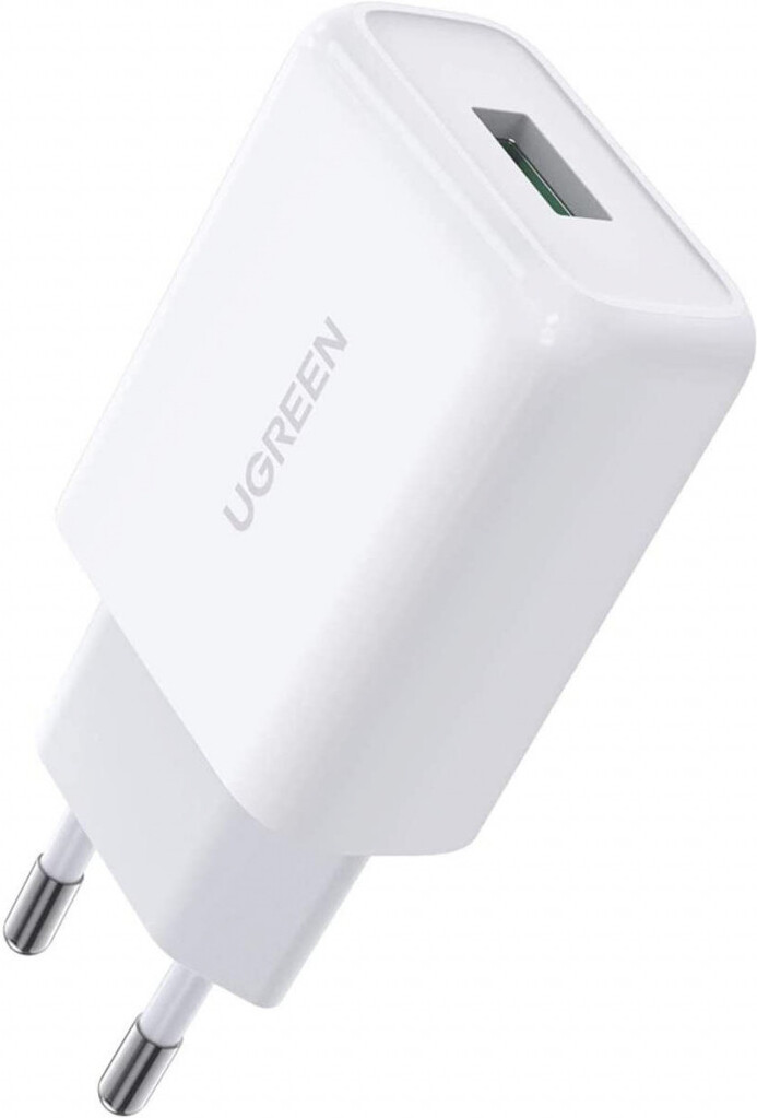 

Зарядное устройство Ugreen CD122 White, UGREEN USB-A QC 3.0 18W Charger CD122 (White) (10133)