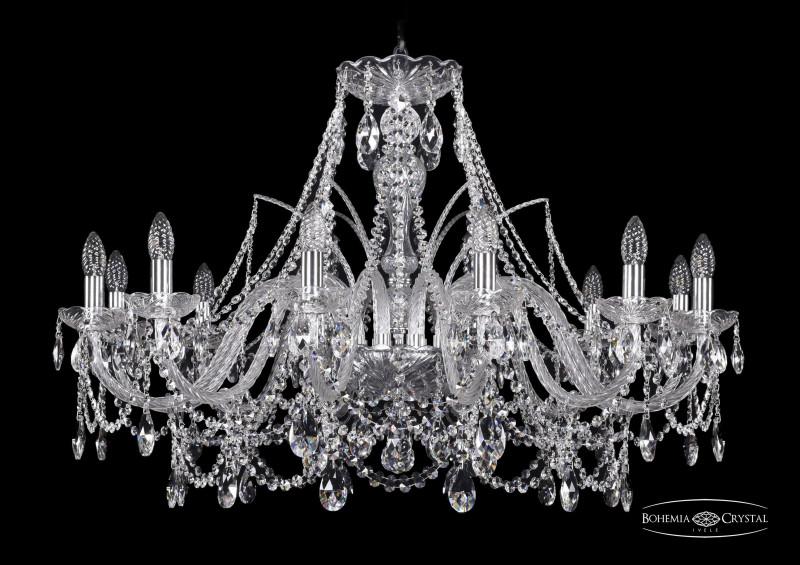 

Подвесная люстра Bohemia Ivele Crystal 1411/12/360/Ni
