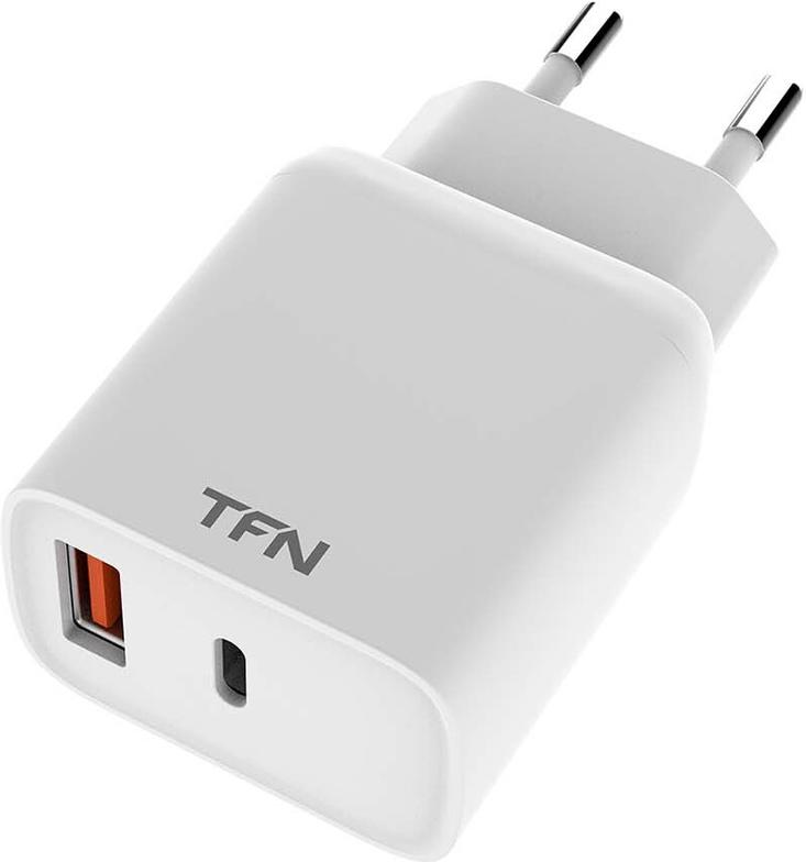 

Сетевое зарядное устройство TFN RAPID+ QC3.0+PD3.0 18W White [TFN-WCRPD18WQCPDWH], RAPID+ QC3.0+PD3.0 18W