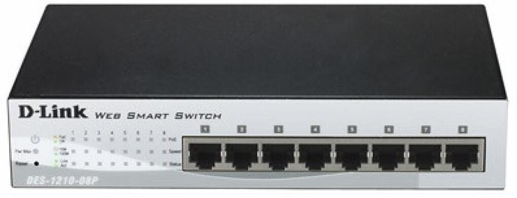 

Коммутатор D-Link DES-1210-08P