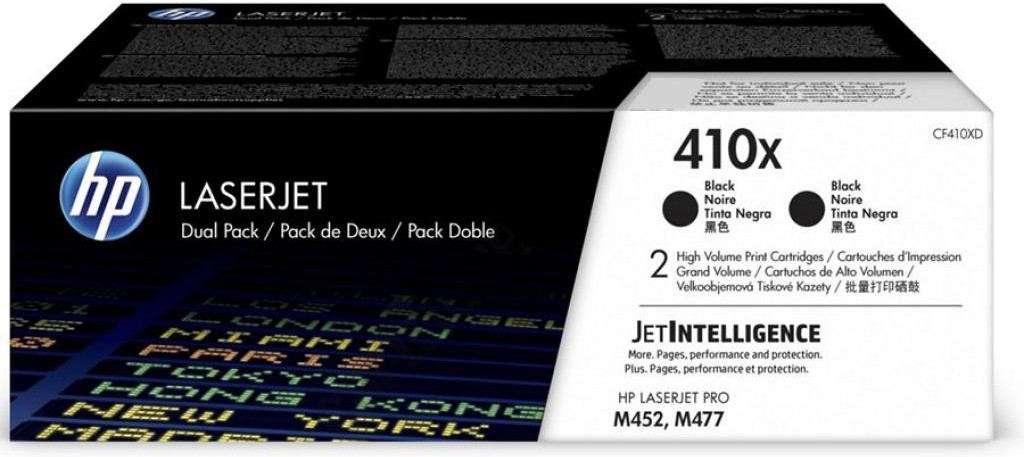 

Картридж HP 410X 2-pack [CF410XD], Картридж HP 410X 2-pack CF410XD