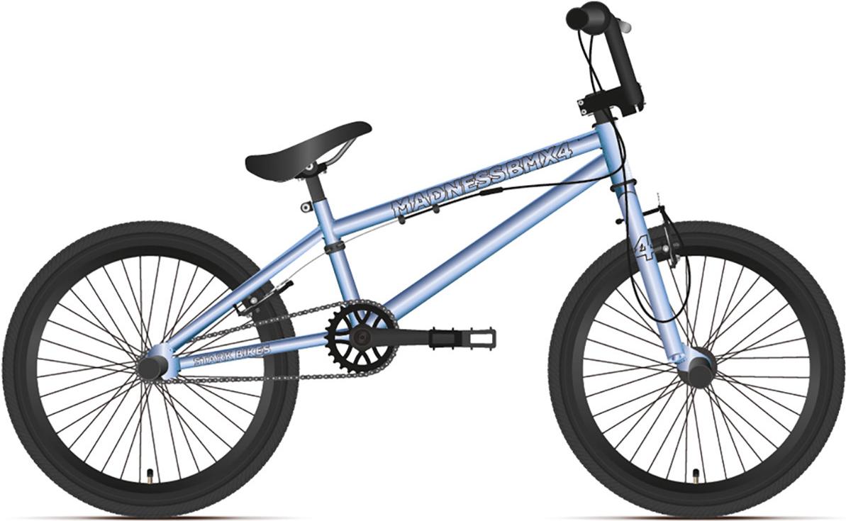

Велосипед Stark Madness BMX 3 2021 серебристый/черный, Madness BMX 3 2021